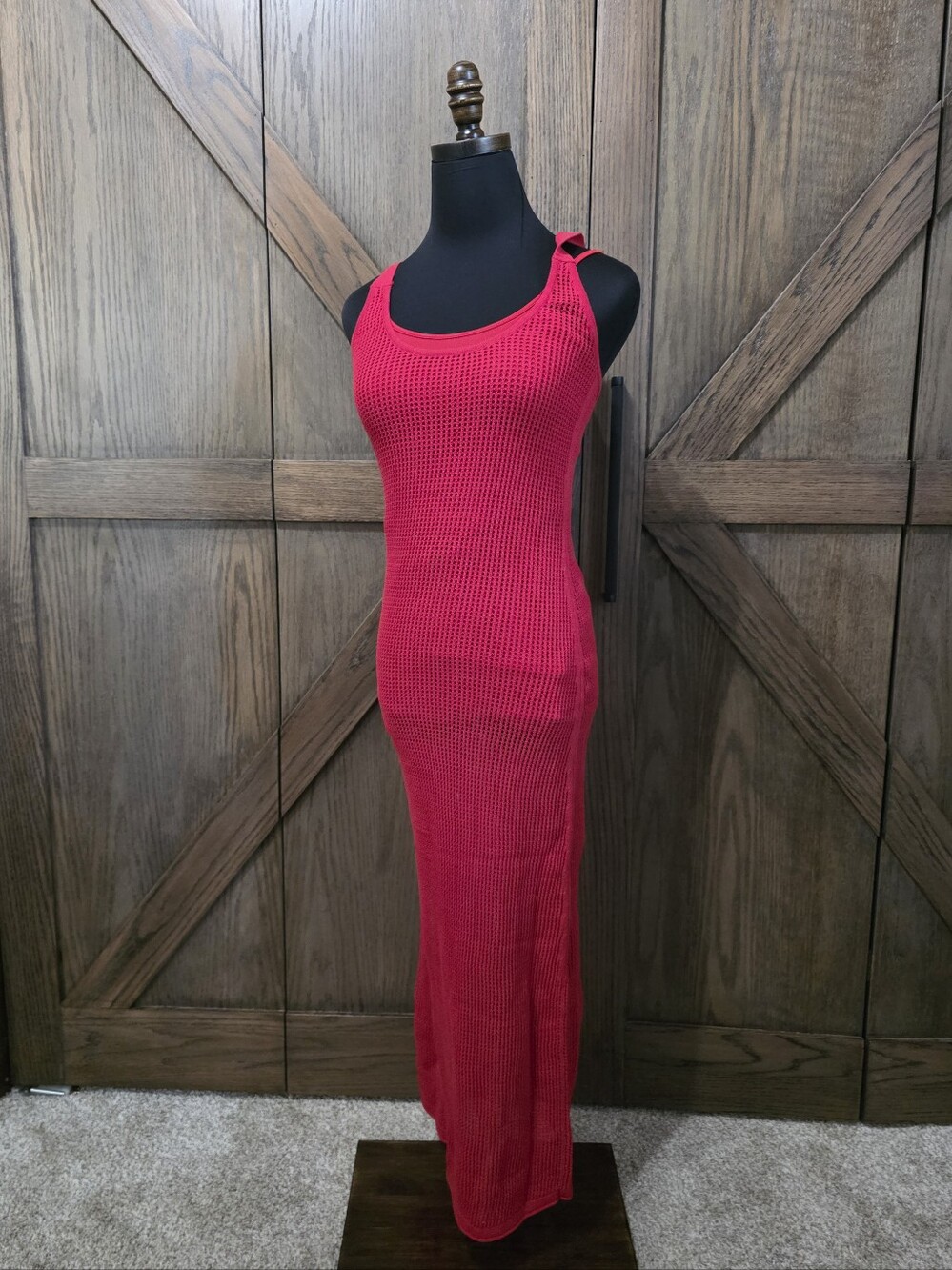 STAUD Knit Tank Maxi Dress